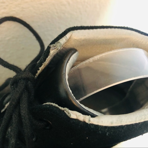 TCG Thoroughly Crafted Goods Porter Black Leather Men’s High Top Sneakers 12 - Picture 5 of 10